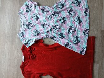 Dívčí šaty H&M, sada 4ks, vel. 134/140 - 2