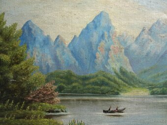 Konigsee  in Bayern  cca 1860,Leinen - 2