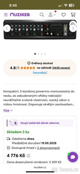 Prodám repro + zesilovač s efekty - 2