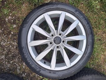Alu kola 5x112 originál VW 205/50 R17 - 2