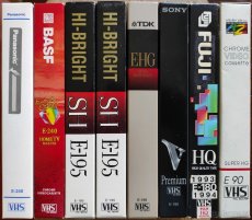 VIDEOKAZETY VHS-BASF, TDK, SONY ... - 2