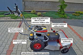 Mulčovač/sekačka DAKR Panter FD2H + M70, odpoč. DPH - 2