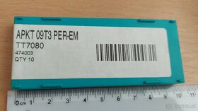 Destičky břitové TaeguTec - APKT 09T3 PER-EM TT7080 - 2