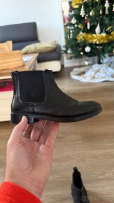 Dětské boty na koně, kožené vel. 31 + chapsy - 2
