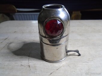Karbidová cyklistická nebo motocyklová lampa - 2