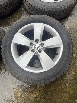 Alu kola 5x100 r16 Škoda originál - 2