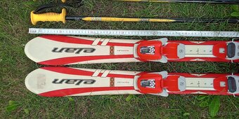 Dětské lyže Elan Synflex, délka 100cm, včetně hůlek - 2