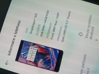 OnePlus 3 Snapdragon 820 6gb Ram plně funkční - 2