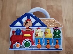 Vkládačka šnek Fisher Price a vláček - 2