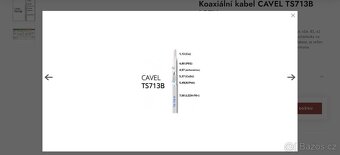 Koaxialní kabel TS713B LSZH nehořlavý - 2