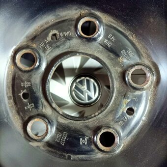 16" plechová kola – 5x112 – ŠKODA (VW, SEAT, AUDI) - 2