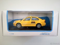 Model ŠKODA Octavia II (FL 2008) "AAA TAXI"  Abrex 1/43 - 2