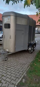 Přívěs na 2 koně IFOR WILLlAMS s přední rampou - 2