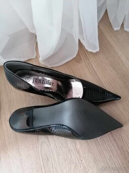 nové černé lodičky, vel. 36/37 - 2