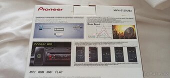 Autorádio Pioneer MVH-S120UBA – plně funkční, dobrý stav - 2