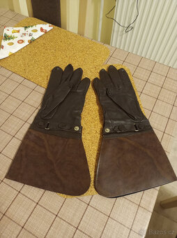 Retro rukavice kožené - 2