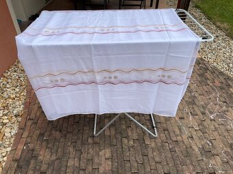 Bílá velká záclona - 2