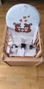 Dětská dřevěná jídelní židlička - 2