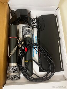 DEXON MBD 812 dvoukanálový mikrofonní bezdrátový systém - 2