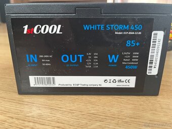 Počítačový zdroj WHITE STORM 450 85+ - 2