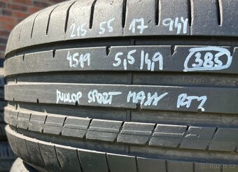 215/55 R17 94Y letní pneu Dunlop Sport Maxx RT2 (4519) - 2