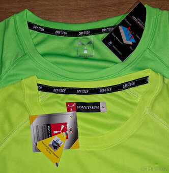 2 ks funkční neonové sportovní tričko nové vel.L - 2