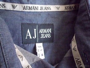 Armani Jeans pánska slim košeľa M - 2