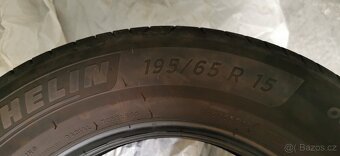 Zánovní letní pneu michelin 195x65 R15 - 2