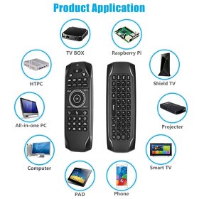 Air mouse, bezdrátový ovladač GT7 BTS - 2