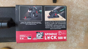 Ponorná pila Parkside PTS 500 C2 s laserovým naváděním Nová - 2