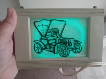 Vintage zajímavost elektrolumeniscenční panel - 2