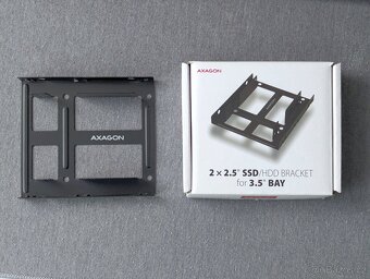 AXAGON rámeček pro SSD/HDD 2x2.5" do 3.5" slotu - 2