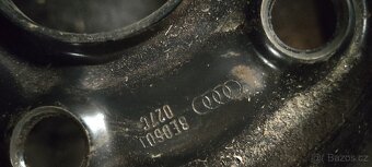 Plechový disk rezerva uzka 5x112 sada - 2