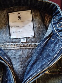 Riflová bunda velikost 126 - 2