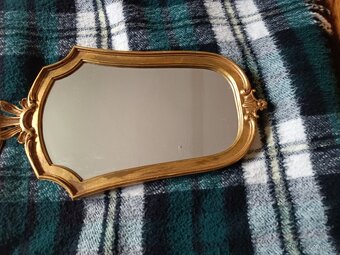 vintage zrcadla 2 kusy 70x40, 45x30 cm - 2