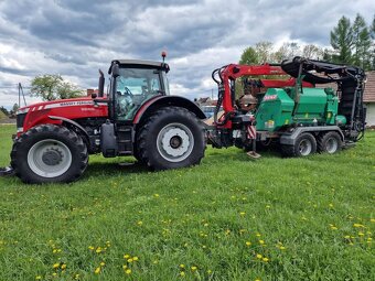 Rębak JENZ HEM 582 z ciągnikiem Massey Ferguson stepkovac - 2