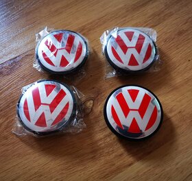 středové krytky VW 56mm 65mm 69mm modré červené pokličky - 2