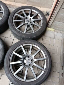 ALU 17 5x108 pneu 225 45 letní - 2