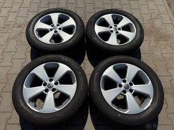 4x al kola 5x115 17 + pneu letní 225/55 R17 - 2