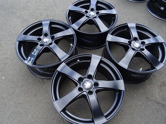 Alu disky černé na Peugeot, 17", 5x108, ET 48, šíře 7,5J - 2