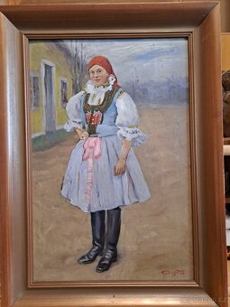 Ehrenhaft Ludvík- Dívka v kroji - 2