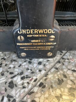 Psací stroj Underwood - 2