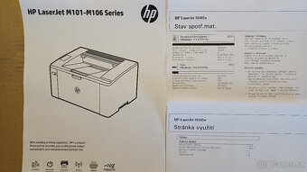 HP Laserjet M102W | WiFi | najeto 4tis. | nový toner - 2