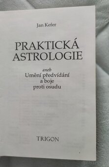 Praktická astrologie - Dr.Jan Kefer 1996 - pevná vazba - 2