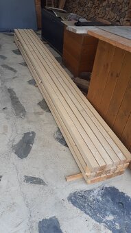 smrkové hranoly, latě - hoblované - 2