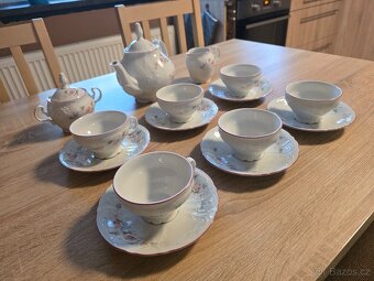 Nová čajová souprava Thun Bernadotte růžová kompletní - 2