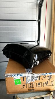 Harley - Davidson, pizza box. - 2