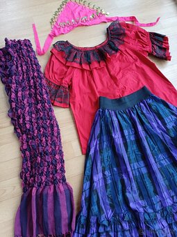 Karnevalový kostým CIKÁNKA vel. M/L - 2