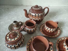 Bulharská keramika čajový servis - 2