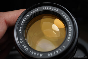 Objektiv Super-Takumar 50/1.4, 8-element, m42 závit - 2